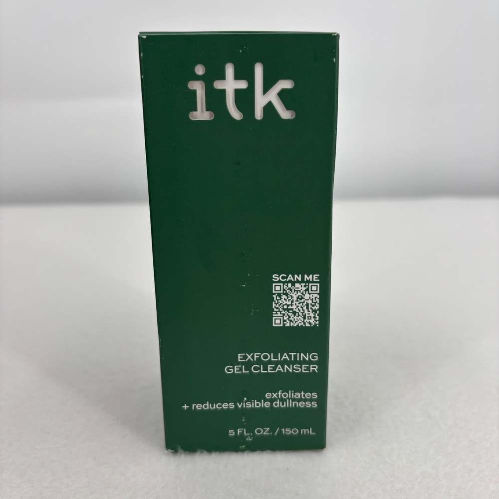 itk Exfoliating Gel Cleanser 5 fl oz 150 mL Reduces Visible Dullness New in Box